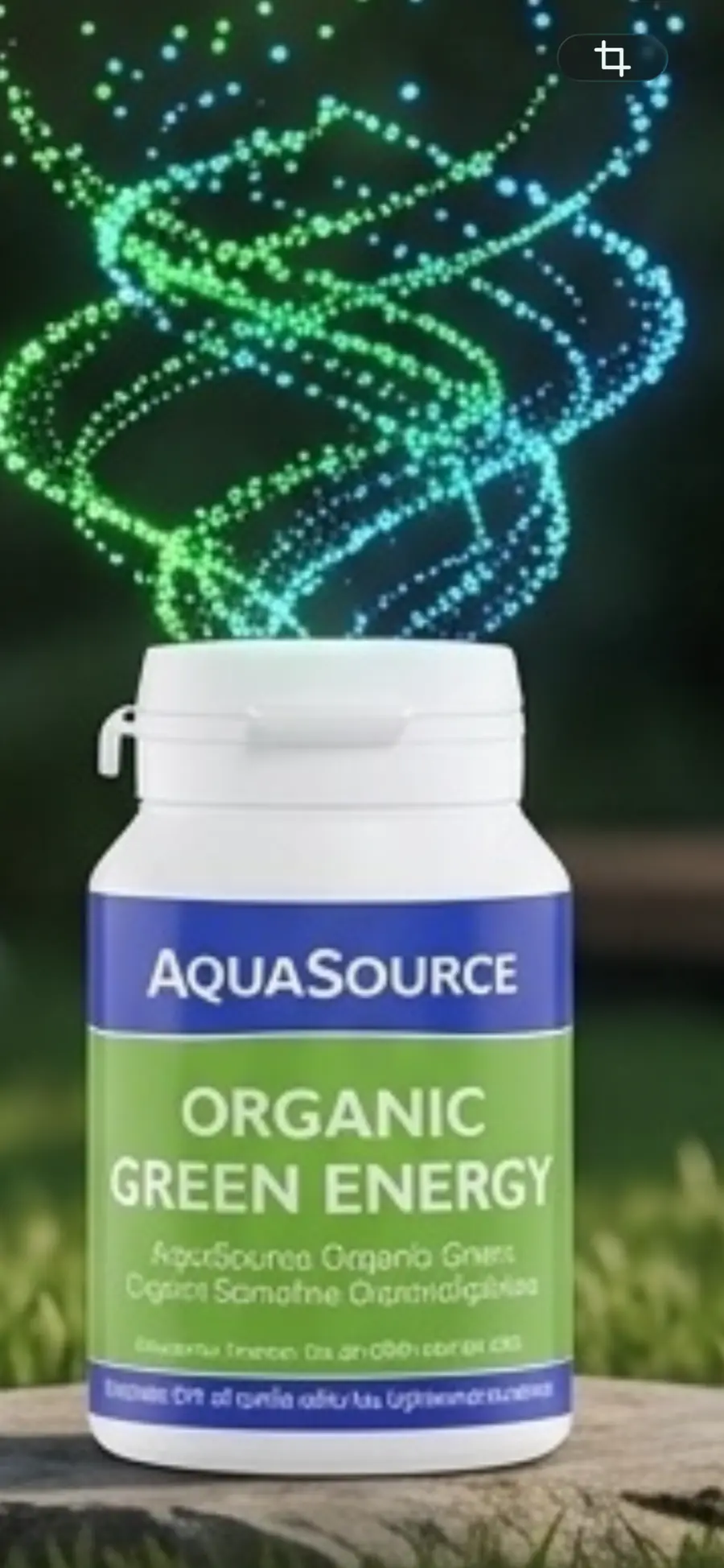 Organic Green Energy science visual